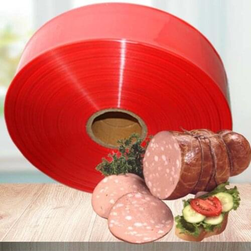 50 meters ,flat width 120mm ,diameter 75 mm, nylon Sausage casing,plastic sausage cover, sausage skin,home use