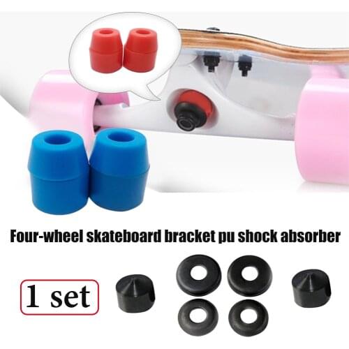 PU Longboard Truck Shock Washer Wear-resistant Skateboard Bushing Shock Absorber for 7 Inch Bracket Skateboard Accessory Mini