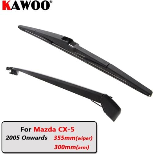 KAWOO Car Rear Wiper Blade Blades Back Window Wipers Arm For Mazda CX-5 Hatchback (2005 Onwards) 355mm Auto Windscreen Blade