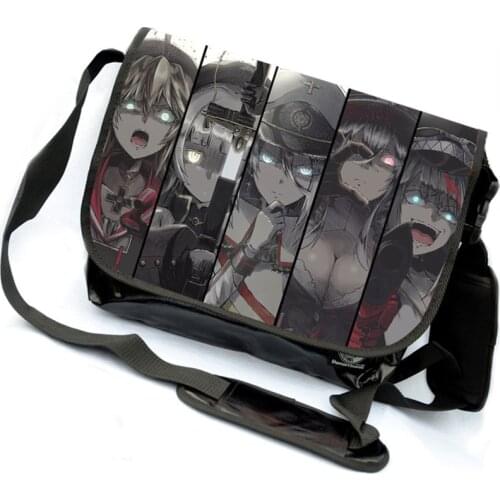 Game Azur Lane Cartoon Cosplay Schoolbag Messenger Bag Students Crossbody Bags for Students