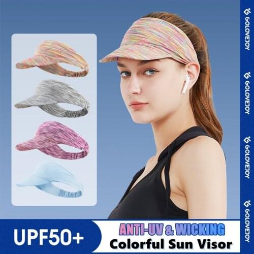 Sports Sun Visor Topee Woman Headband Summer Sweatband Outdoor Sunshade Breathable Cycling Running UV Protection Peaked Caps