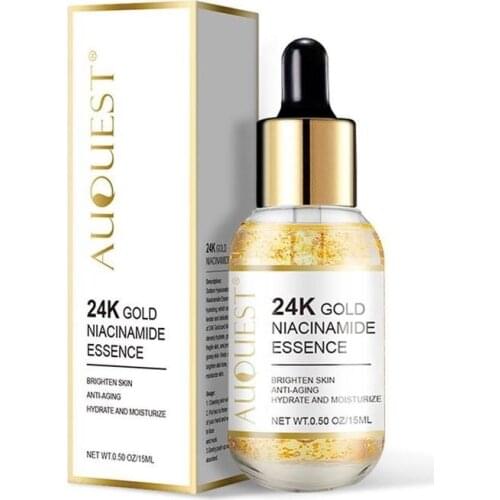 24k Gold Essence Face Serum Hyaluronic Acid Serum Whitening Firming Moisturizing Anti Aging Wrinkle Face Skin Care Cosmetics