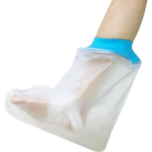 Watertight Foot Protector Bathing Waterproof Cover Shower Foot Rest Cast Covers For Shower Leg