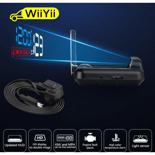 GEYIREN Original C500 OBD2 Hud Head-Up Display With Mirror Projection Digital Car Speed Projector On-Board Computer Fuel Mileage