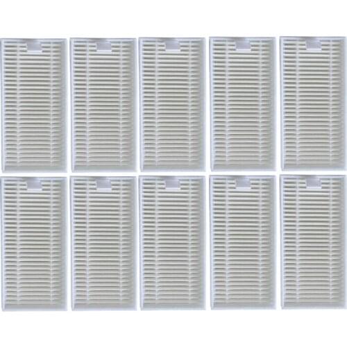 10pcs Vacuum Cleaner Hepa Filter for Cleanmate QQ5 QQ6 Robotic Vacuum Cleaner Parts Filters Accessories Replacement