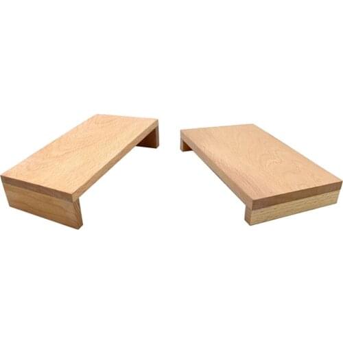 2Pcs Square Jewelry Display Rack Necklace Bracelet Watch Ring Holder Shelf