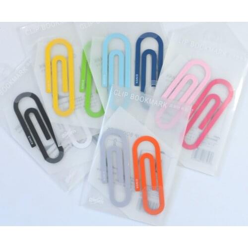 2pcs Iron Paper Clip Bookmark The Back Stitch Creative Bookmark Metal Teacher Gift Funny Office Supplies Bookmarks