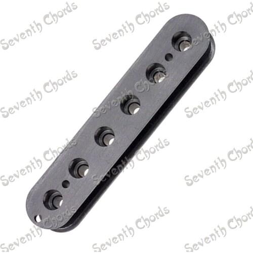 4 Pcs Plastic Mini Style Humbucker Screw Bobbin for Electric Guitar Double Coil Pickup / String Spacing 50MM - Black