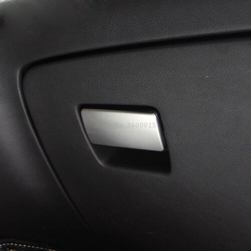 Accessories Exterior For Cars ABS Matte Glove Box Cover Trim Molding For Cadillac XT5 2016 2017 2018 Car Styling Parts