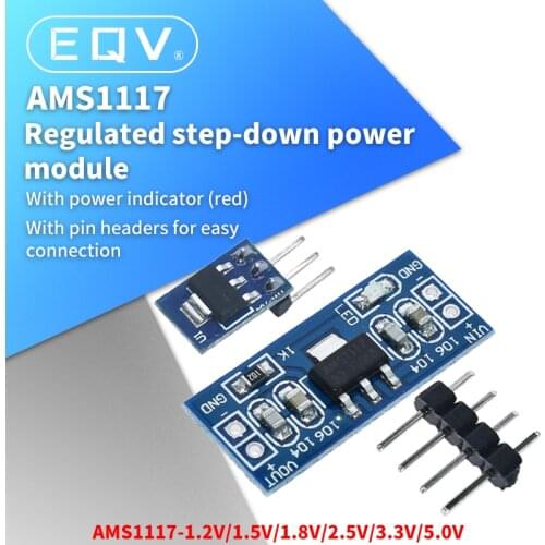 AMS1117 1.2V 1.5V 1.8V 2.5V 3.3V 5V power supply module AMS1117-5.0V power module AMS1117-3.3V