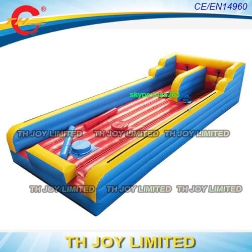 Free air shipping giant inflatable joust bungee run game, commercial Inflatable gladiator joustin game big inflatable bungee run