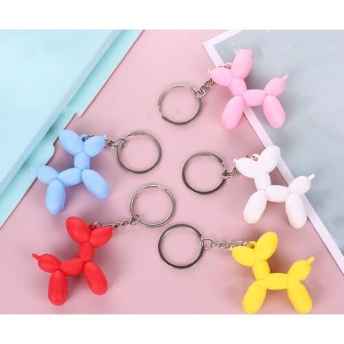 1pc fiery crafts sculpture gift small cute Balloon Dog for party accessories home ornament decoration Buy send free key ring