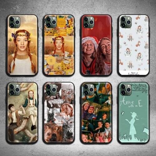 TOPCASHOP Anne with an E Phone Case for iphone 12 pro max mini 11 pro XS MAX 8 7 6 6S Plus X 5S SE 2020 XR case