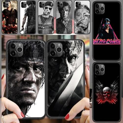 Rockys Strong Stallones Cool Phone Case Cover Hull For iphone 5 5s se 2 6 6s 7 8 12 mini plus X XS XR 11 PRO MAX black soft