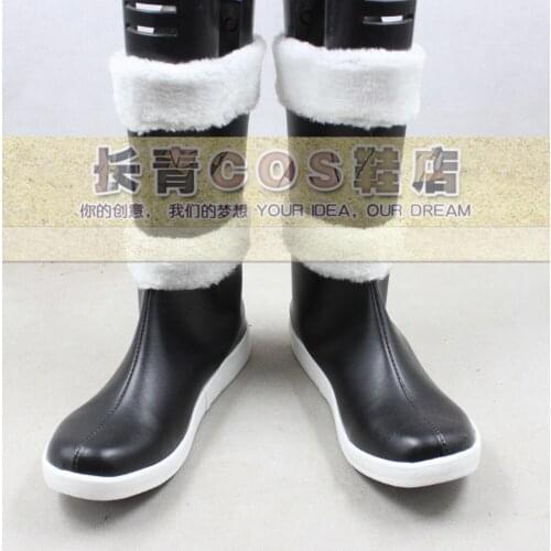 Spice and Wolf Horo Black Short Cosplay Shoes Boots C006