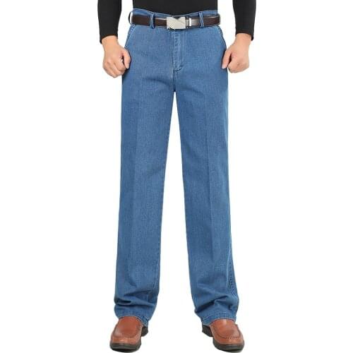 Men Big Size 30-42 Hot Sale Fashion Style Jeans Homme Vintage Designed Classic Business Pants Male Autumn Comfortable Jeans