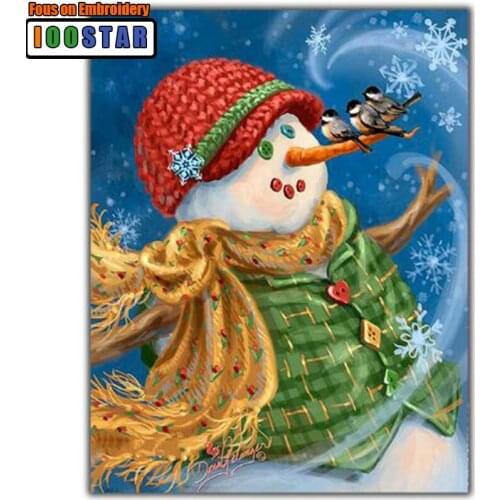 Diamond painting cross stitch santa claus snowman 5d diy diamond embroidery Cross Stitch kits Diamond Mosaic paintings christmas