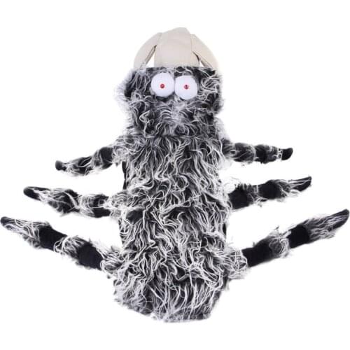 Pet Costume Spider Halloween Dog Cat Cosplay Apparel Dress up for Holidays Party