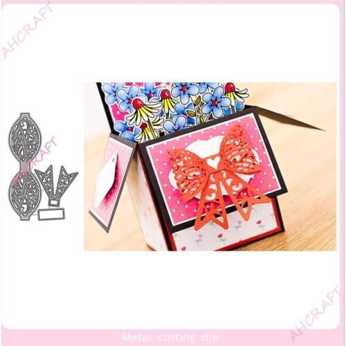 Beautiful Bow Metal Cutting Dies Craft Stamps die Cut Embossing Card Make Stencil Frame