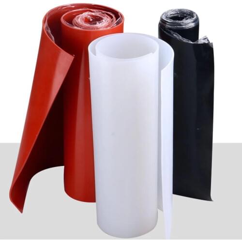 Red 1mm thickness silicone plate width 62cm length 34cm