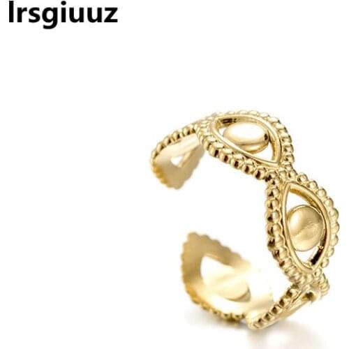 LRSGIUUZ Women's Gold Rings
