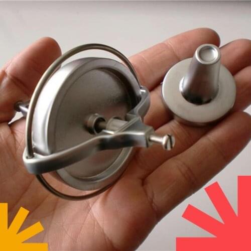 Metal mechanical gyroscope physics teaching props anti-gravity phenomenon to explain gyroscope gyro toys