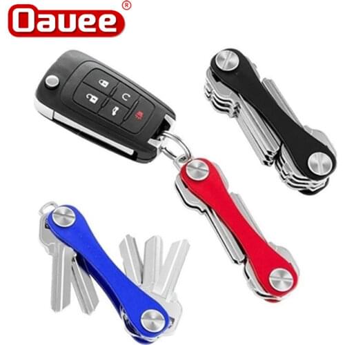 Smart Mini Can Store Metal Key Aluminum Storage Keychain Compact Decorative Clip For Household Use tools parts forge tools