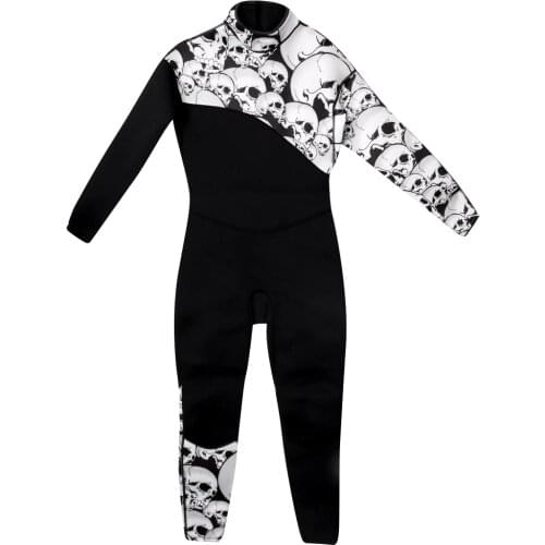 Mens Full Body Wetsuit 3mm Neoprene Dive Skins Jumpsuit for Scuba Diving, Snorkeling, Surfing, Swimming & Water Sports