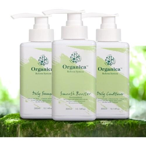 Beauty Hair Care Set 300ml Smooth Booster+300ml Daily Shampoo+300ml Conditioner Make Hair Shine and Health Free Shipping