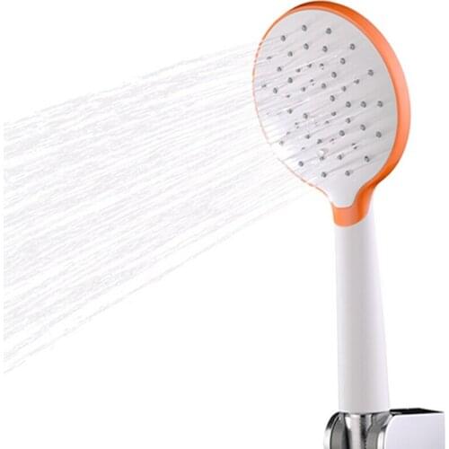 Simple Fashion Plastic Rainfall Shower Head Hand-held Shower Head Water Saving Filter Spray Nozzle