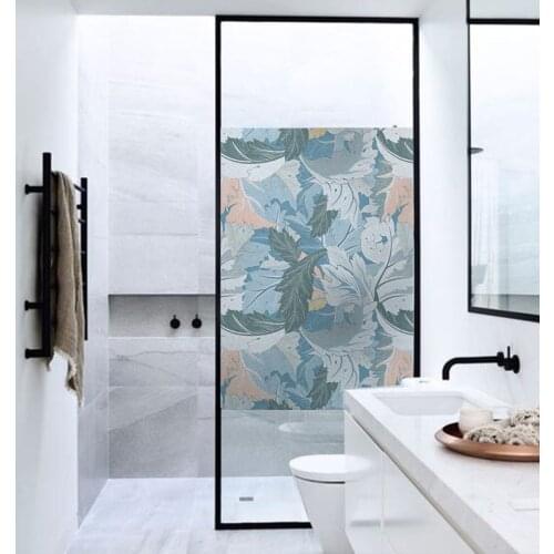 Custom William Morris Frosted Glass Window Film Window Sticker For Privacy Protection Bedroom Home Decorative Film Sticker 120cm