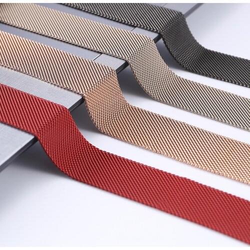 Magnetic Loop Strap For Apple watch Band 44mm 40mm 38mm 42mm 44 mm Metal smartwatch watchband bracelet iWatch 3 4 5 6 se band