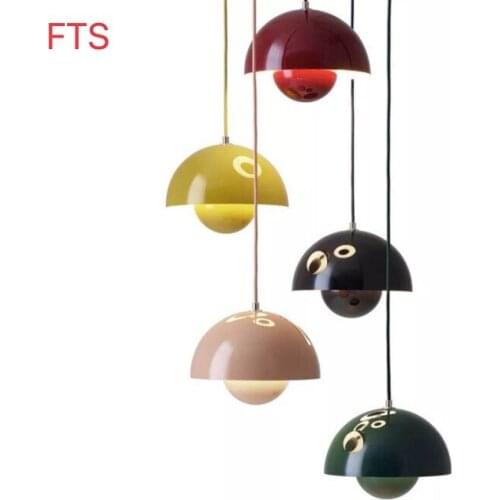 Modern minimalist LED chandelier Nordic creative dining room chandelier bedside bud chandelier lamps