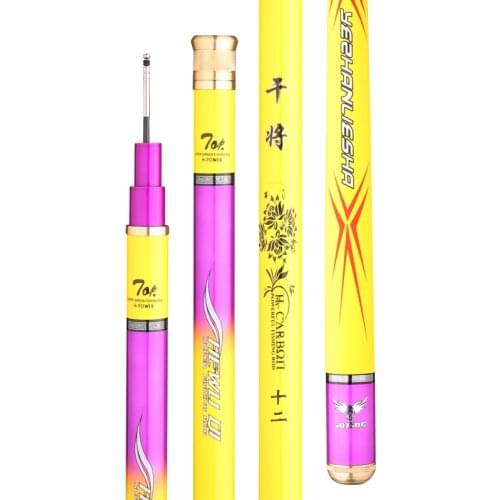 10H Super Hard Competition Rod De Pesca Black Pit Fishing Canna a Peche Super Hard Fly Wedkarstwo Olta Spinning Pole 19 Tonalty