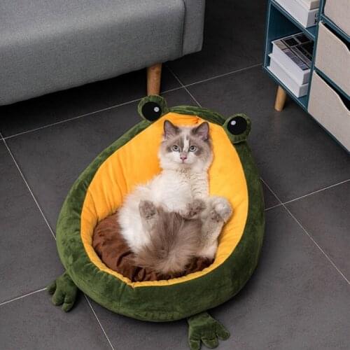 Warm Crystal Plush Soft Comfortable Round Cat Kennel Dog Kennels Four Seasons Of Universal домик для кошки Gatos Pet Supplies