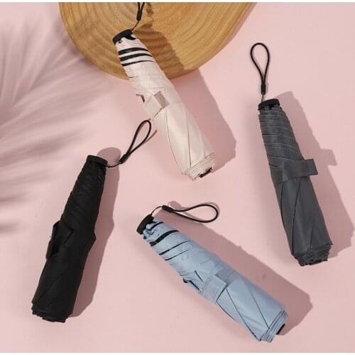 Ultralight Folding Umbrella Rain Women Carbon Fiber Umbrella Anti UV Paraguas Sun Light Pencil Umbrellas Feather Parasol