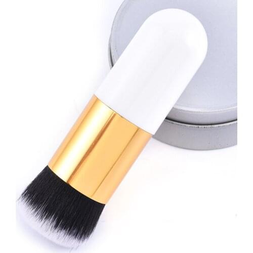 1Pc Flat Cream Makeup Brushes Professional Cosmetic Make-up Brush Professional Chubby Pier Foundation Brush Makeup Brush