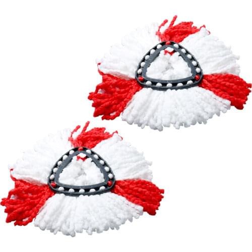 2PCS/3PCS Microfiber Mop Refill Replacement Heads for EasyWring Spin Mops for O-cedar 360 Rotating Floor Mop Spare Parts