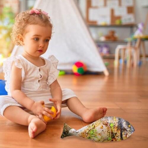 Simulation 3D Food Pillow Fish Chicken Leg Wings Squid Pillows Plush Dool Toy For Kids Room Gift Decoatives