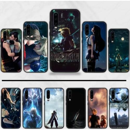 Final Fantasy VII Phone Case For Huawei P9 P10 P20 P30 Pro Lite smart Mate 10 Lite 20 Y5 Y6 Y7 2018 2019