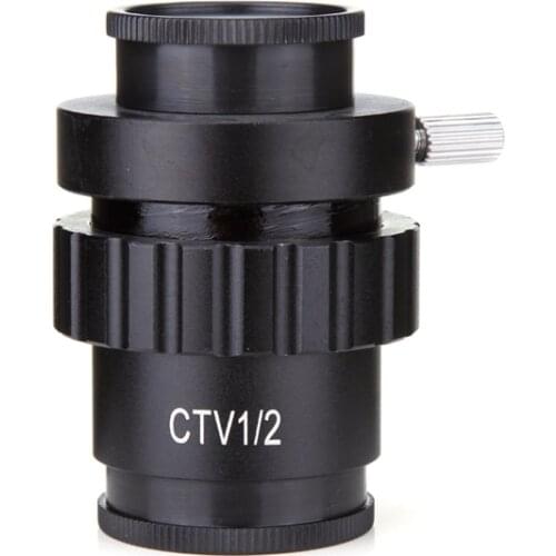 CTV 1/2 1/3 1X Adapter 0.3X 0.5X C mount Lens Adapter For SZM Video Digital Camera Trinocular Stereo Microscope Accessories