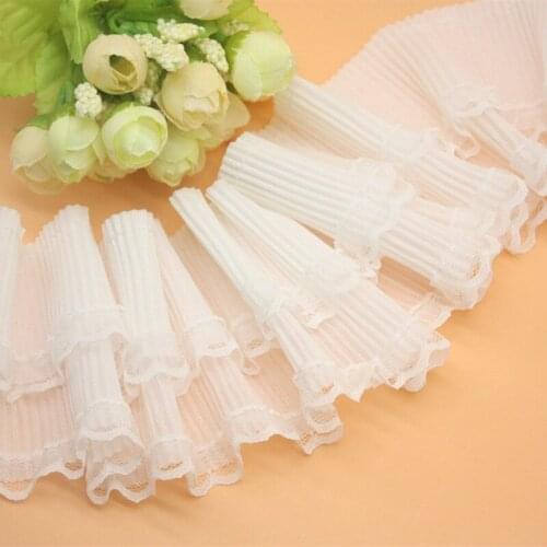 20yards 9CM 2-Layer mesh bridged wave yarn for wedding/cake/dress/Christmas DIY