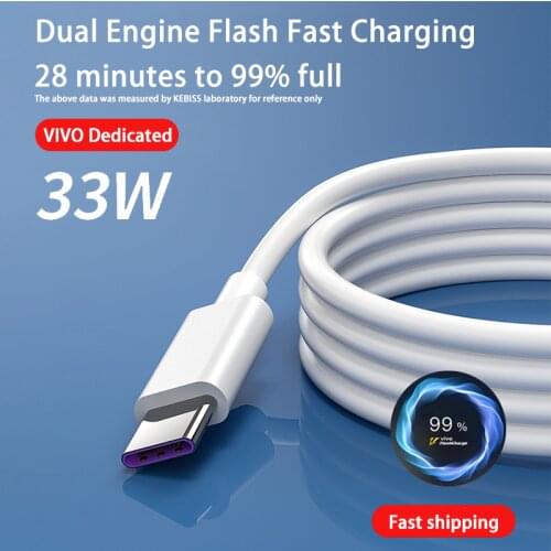 Usb C Cable for Vivo Double Engine Type C 5A Flash Charging Cable Mobile Phone Accessories Charger Usb Cable Type C Cable