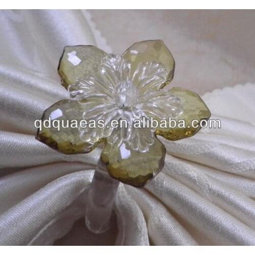 Beaded wedding napkin ring, napkin holder