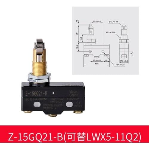 Limit switch travel switch micro switch Z-15GQ21-B/LWX5-11Q2 silver contacts