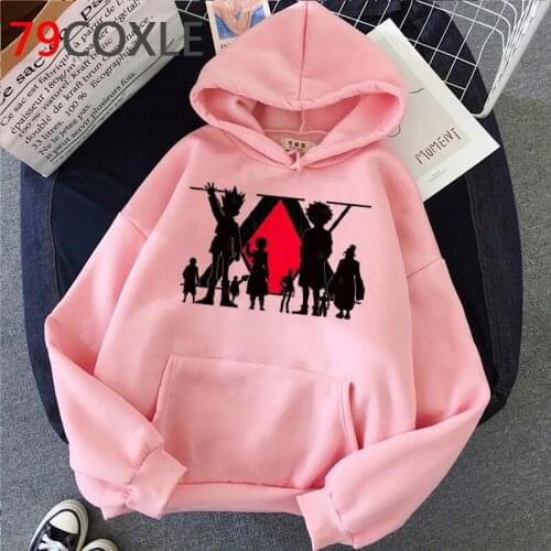 Hunter X Hunter Graphic Hoodies Men Kawaii Harajuku Japanese Anime Funny Hisoka Streetwear Killua Unisex Tops Sweatshirts Male