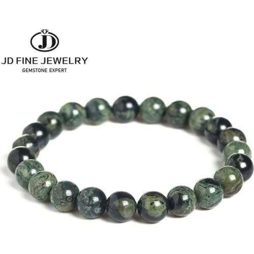 JD Natural Stone New Material Kambaba Jasper Round Loose Beads Bracelet Full Pick Size For DIY Jewelry Making Wholesale