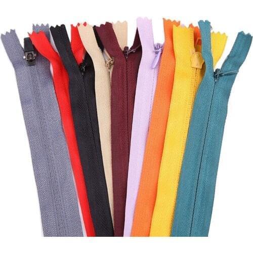 1Pcs 40cm Invisible Zippers Sewing Clothes Bags Accessories Nylon Coil Customized DIY Accessories Handmade Professional 202NEW