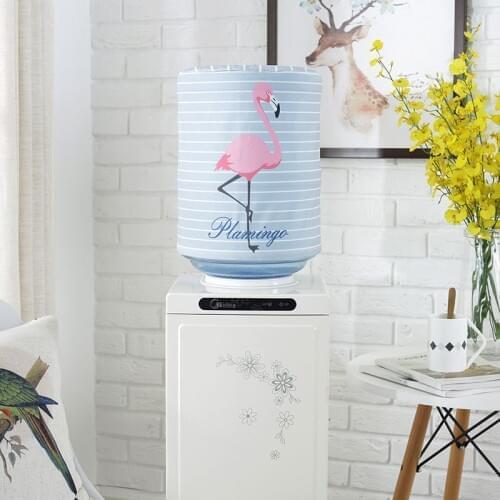 New! Printed Cartoon Animal Cloth Art Drinking Fountains Barrels Water Dispenser Dust Cover Household Merchandises Protector