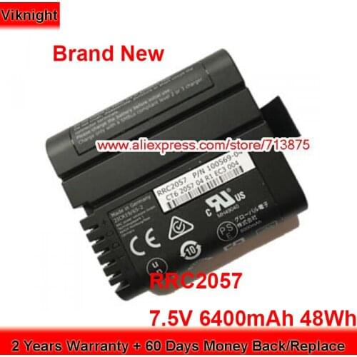Brand New RRC2057 Battery for TIELINE VIA - RRC2057 100569-04 2ICR19/65-2 7.5V 6400mAh 48Wh